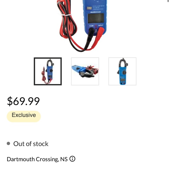 Volt meter/has no black or red leads,Mastercraft,works great!!!!! - Picture 2 of 4